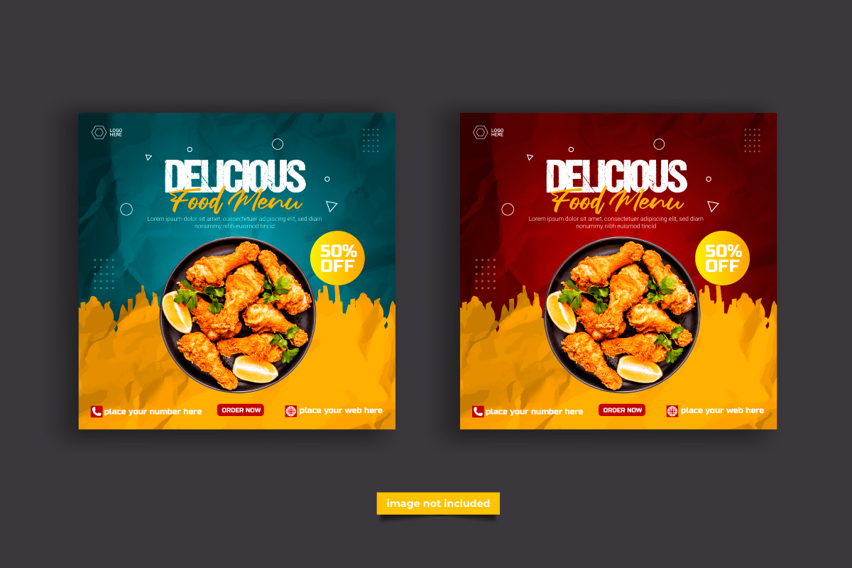 Template #329379 Banner Food Webdesign Template - Logo template Preview