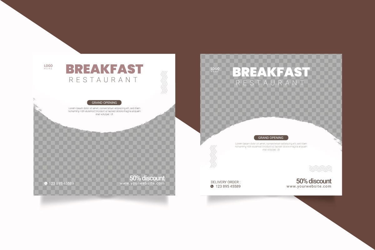 Template #329389 Banner Food Webdesign Template - Logo template Preview