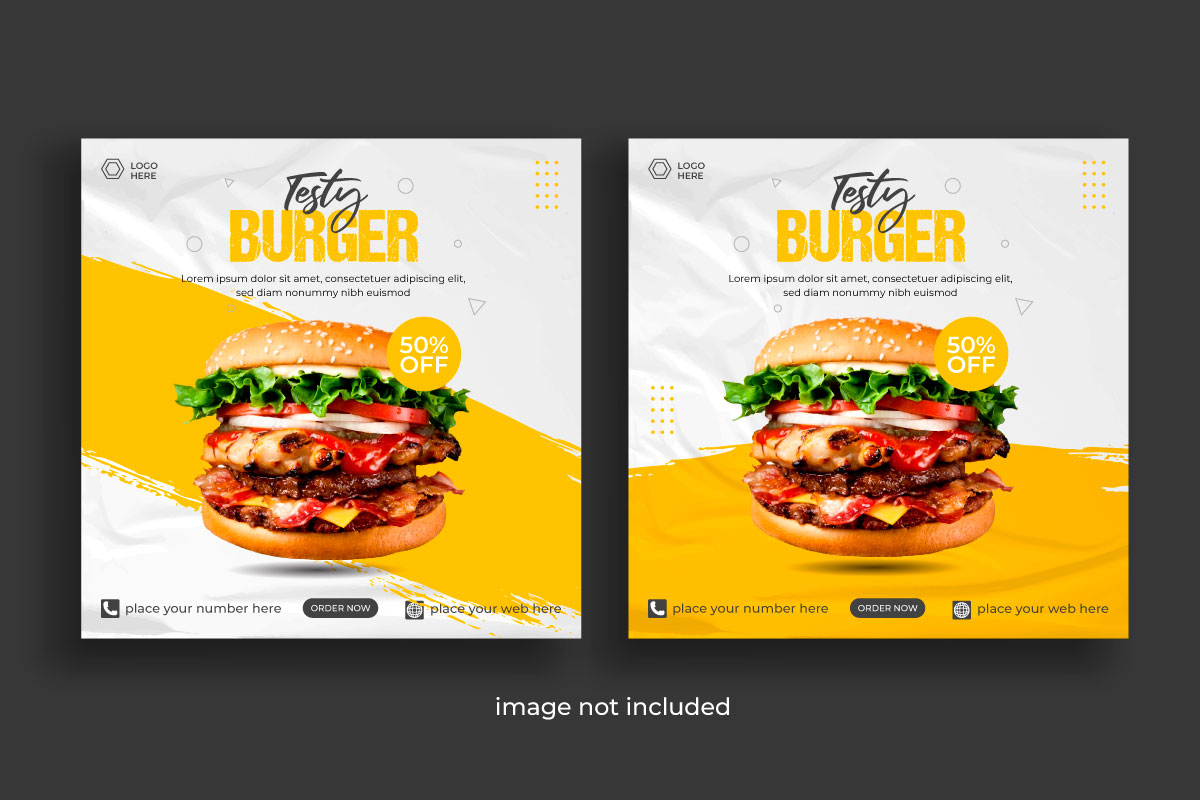 Template #329391 Banner Food Webdesign Template - Logo template Preview