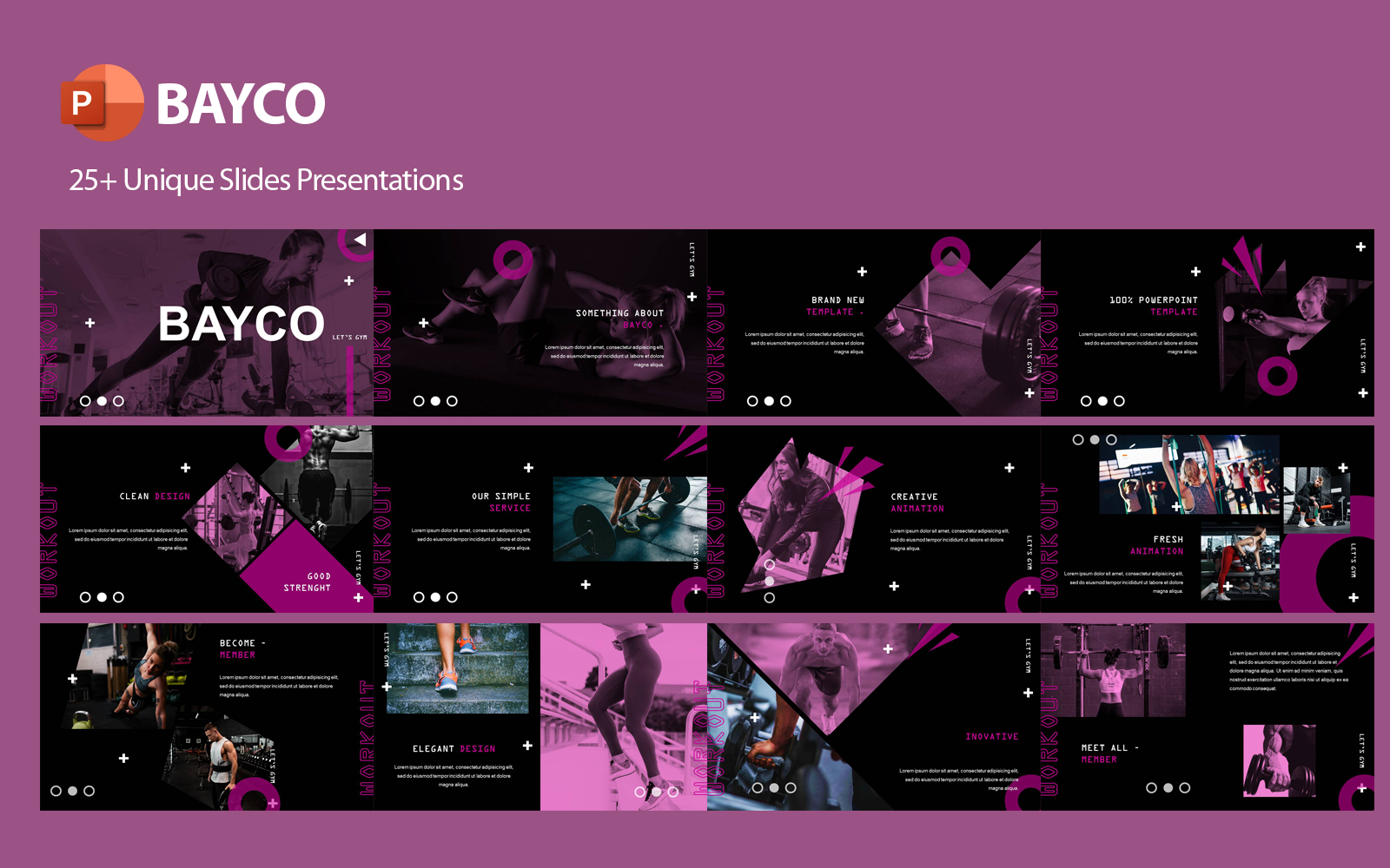 Bayco - Workout Presentation Template