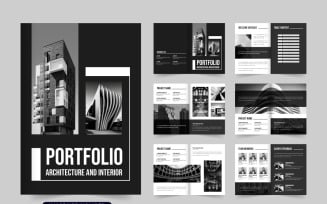 Architect profile and magazine template