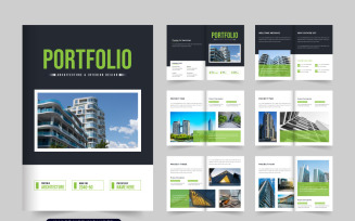 Architecture booklet and magazine vector