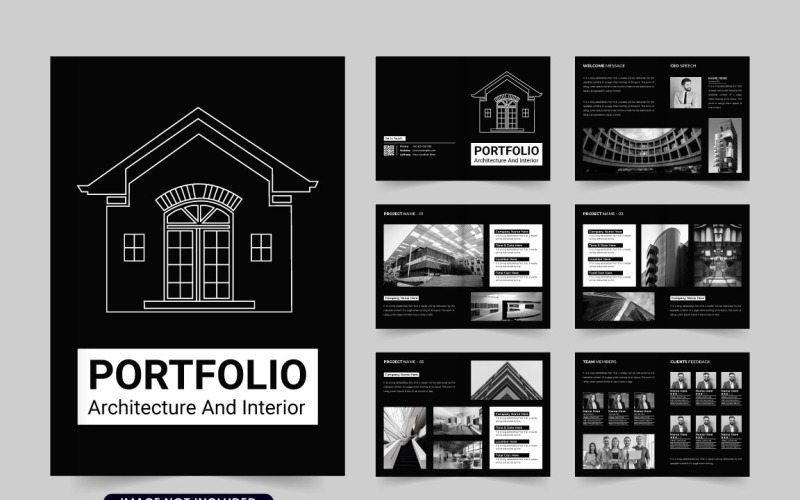 Architecture business magazine template vector Magazine Template