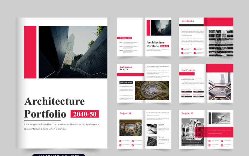 Architecture business promotion magazine Magazine Template