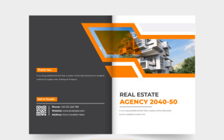 Creative book cover for real estate