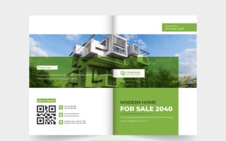 Home selling magazine cover template