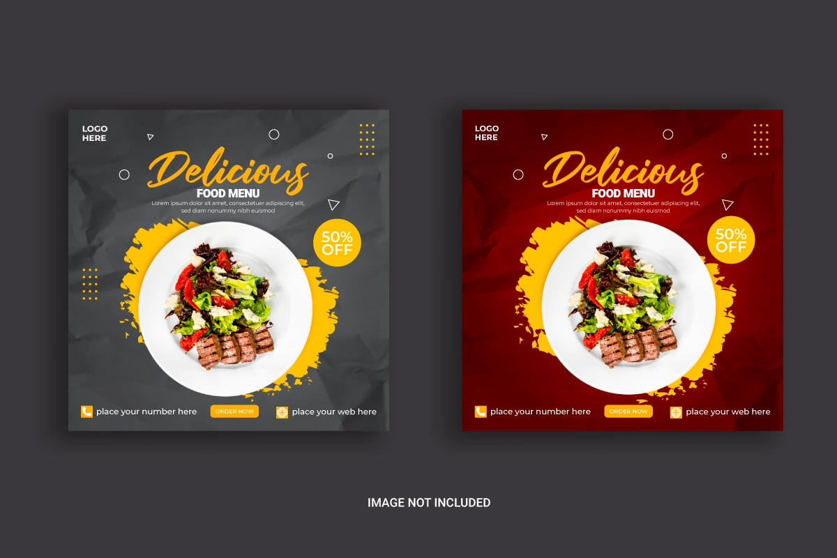 Template #329467 Banner Food Webdesign Template - Logo template Preview