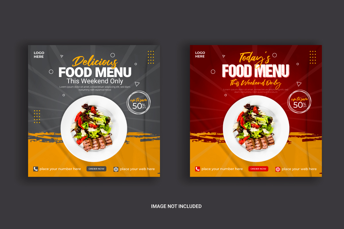 Kit Graphique #329469 Banniere Alimentation Web Design - Logo template Preview