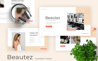 Beautez - Beauty Salon Google Slides Template