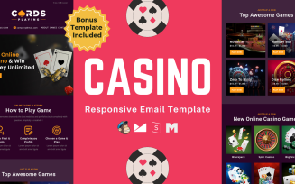 Casino Games – Responsive Email Newsletter Template