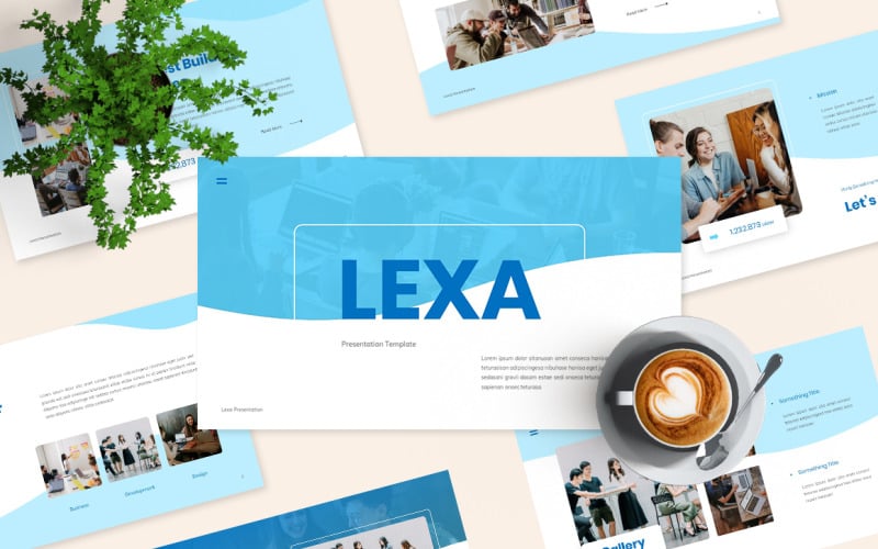 Lexa - English Learning Powerpoint PowerPoint Template