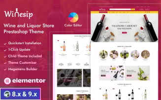 Winesip - Wine and Liquor Store Prestashop Responsive Theme