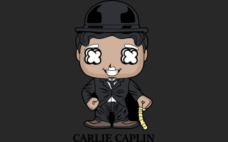 Charlie Chaplin T-shirt Art