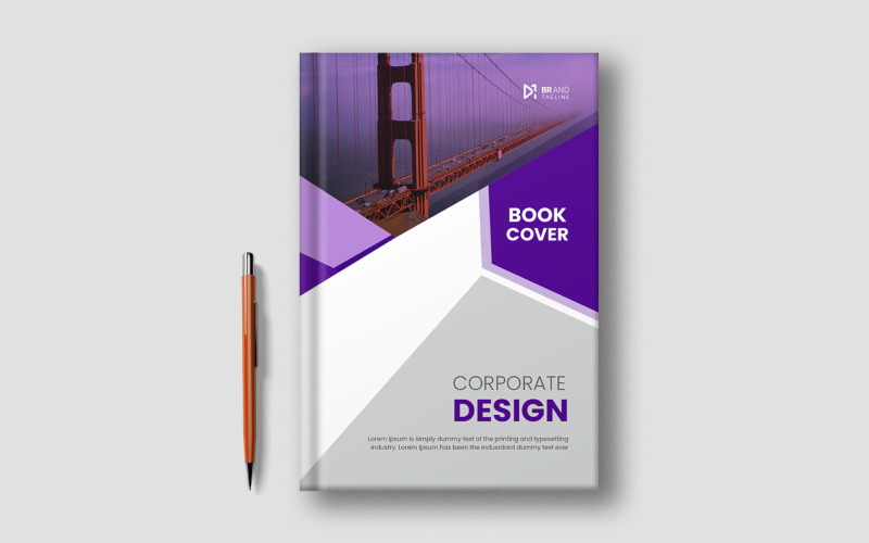 Corporate book cover template design Corporate Identity