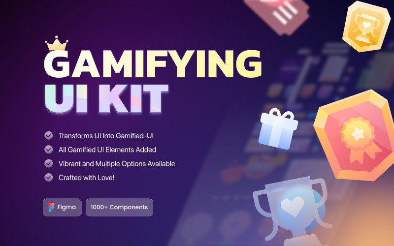 Gamiz- Gamification UI Kit UI Element