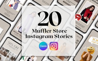 Muffler Store Instagram Stories | Instagram Story template Canva