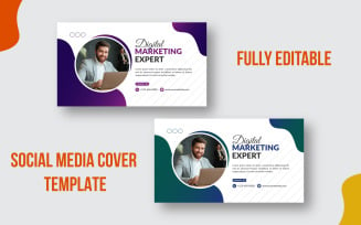 Digital Marketing Facebook Cover Banner Design