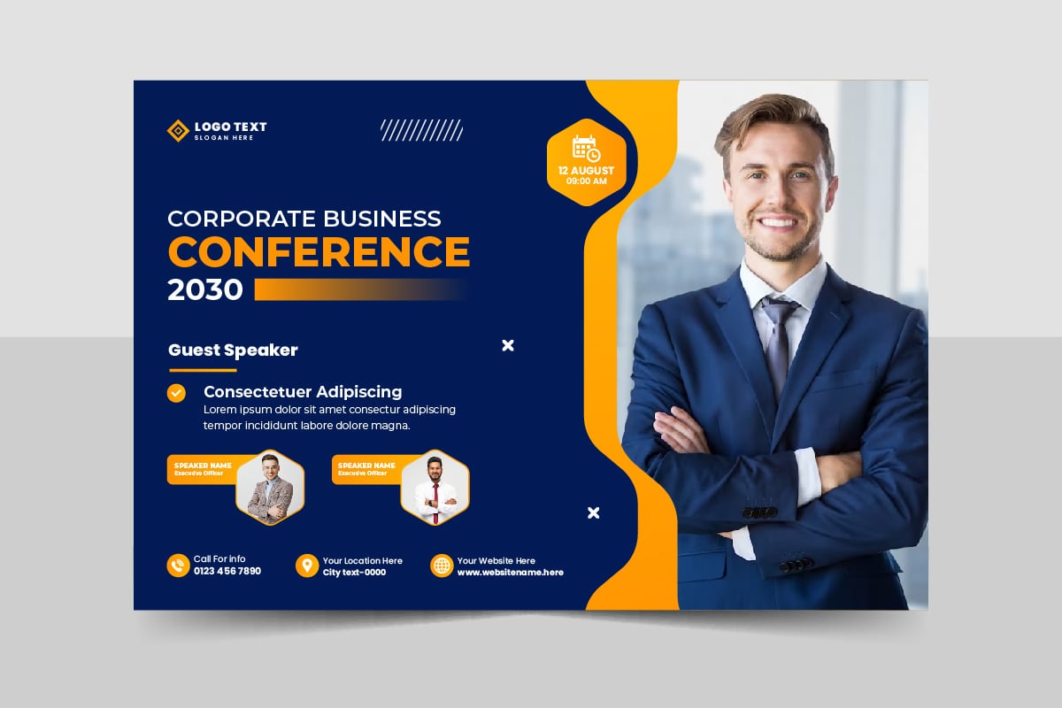 Template #330293 Conference Conference Webdesign Template - Logo template Preview