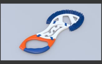 Clothes Brush made of plastic