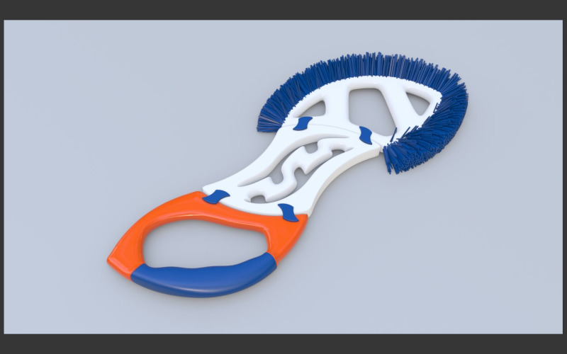 Clothes Brush made of plastic Model