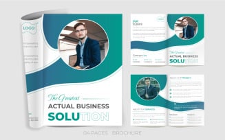 Modern Bifold Brochure Design - Business Identity Template