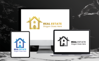Real Estate Logo House Template