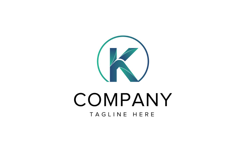 Modern abstract simple Letter K logo design templte Logo Template
