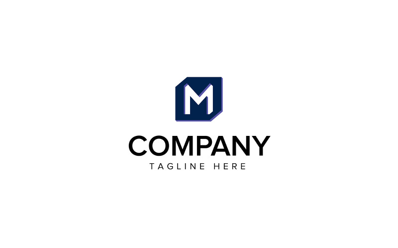 Modern letter m icon design element template Logo Template