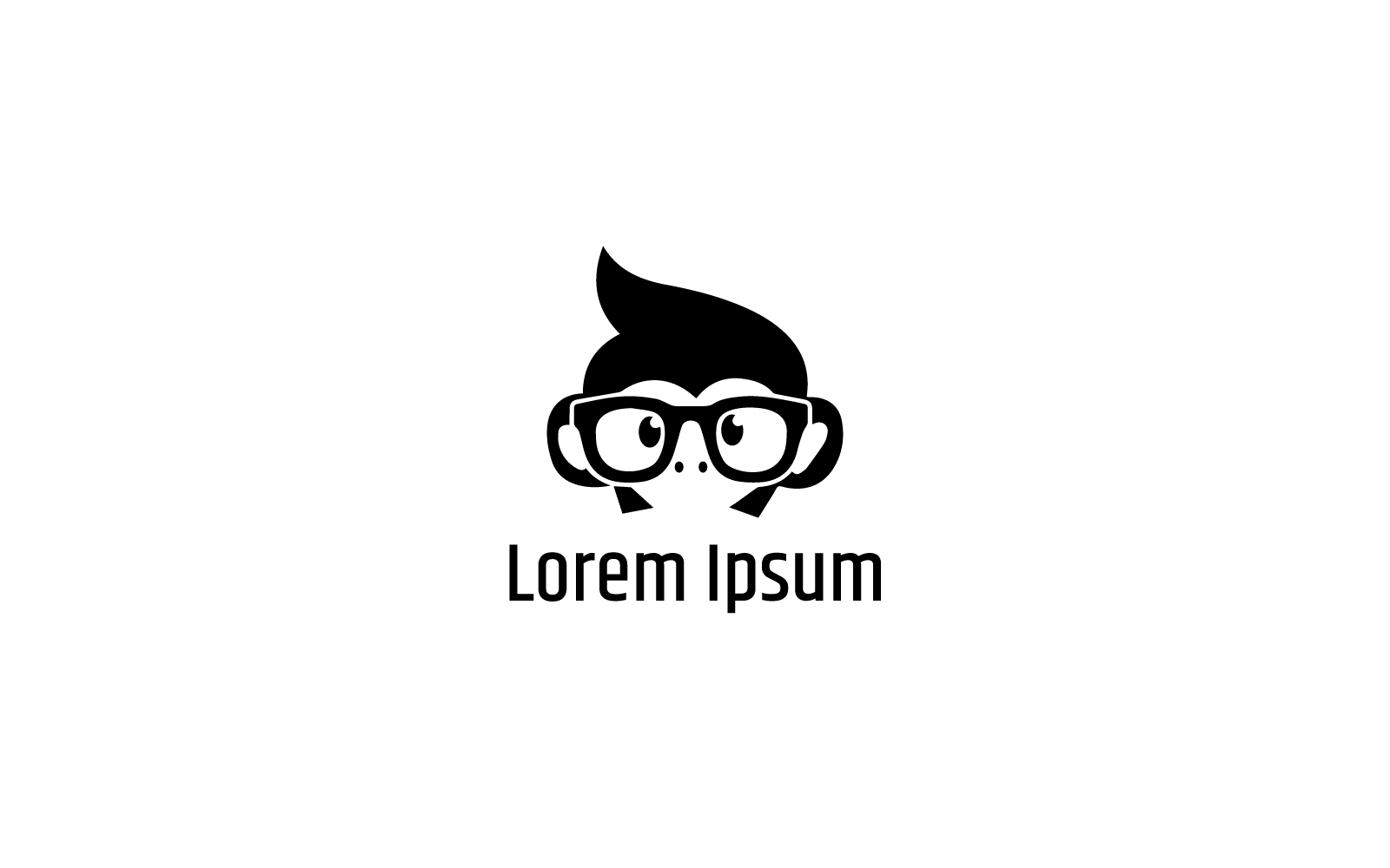 Unikalny i prosty projekt logo małpy