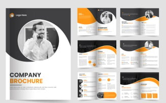 Vector brochure template design and company brochure template layout