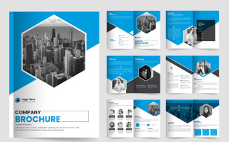 Vector brochure template design and company brochure template