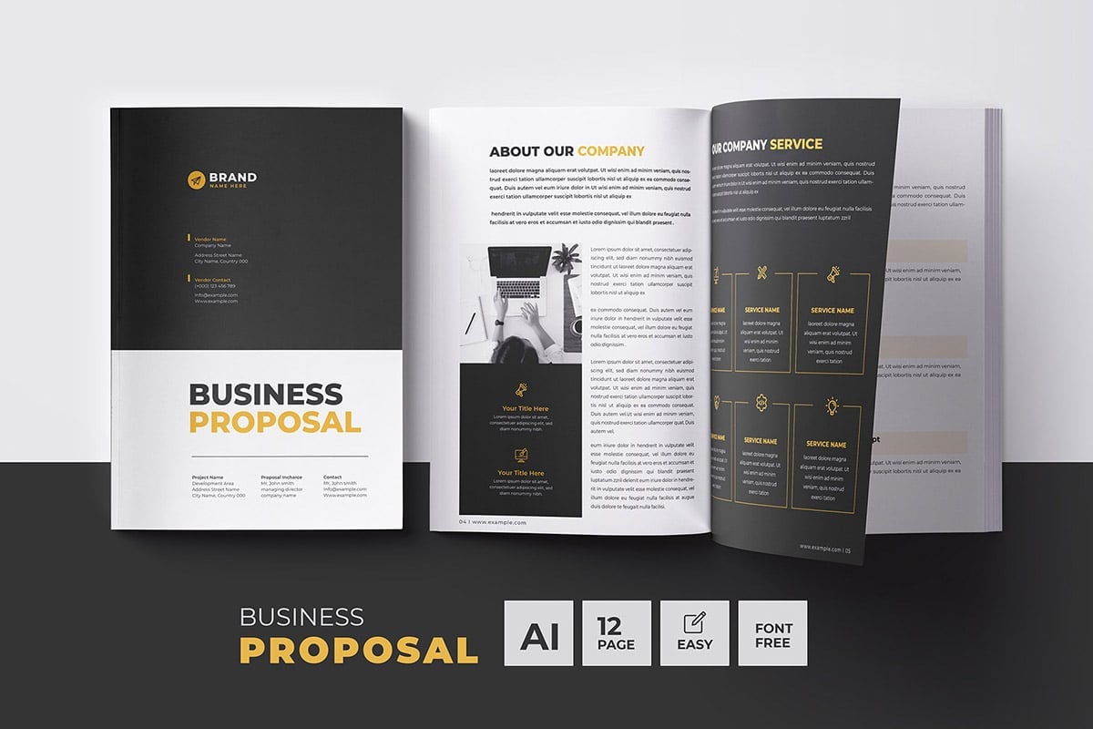 Kit Graphique #330506 Business Proposal Divers Modles Web - Logo template Preview