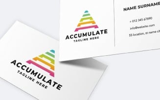 Accumulate Letter A Pro Logo Template