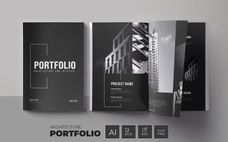 Architecture Portfolio Template Design