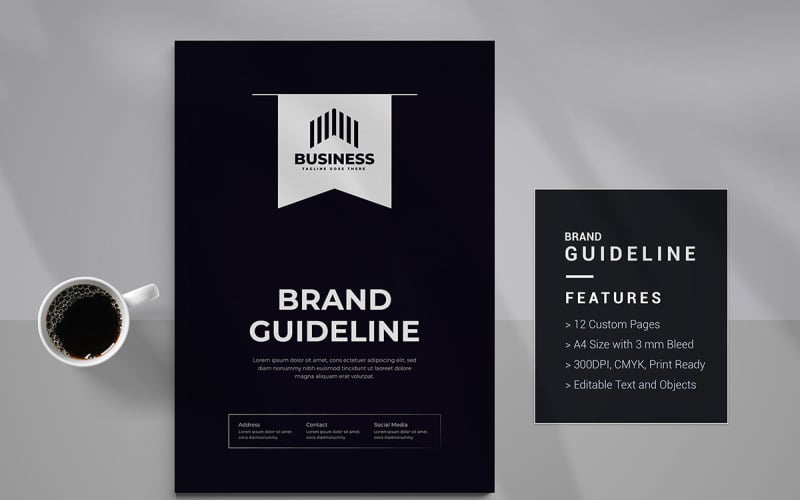 Brand Guidelines also brand Identity guidelines Magazine Template