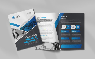 Brochure and corporate brochure editable template layout, company profile template design.