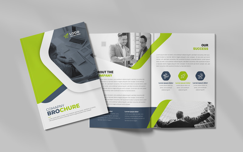 Corporate business brochure template design minimal company profile layout template design Magazine Template