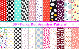Polka Dot Seamless Pattern, Dot Seamless Pattern, Polka Dot Pattern, Abstract Seamless Pattern