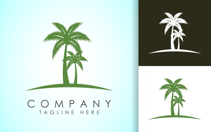 Coconut Logo Coconut drink beverage4 Logo Template