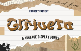 Grriveta - Vintage Blackletter Font