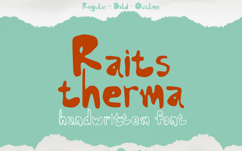 Raits Therma - Handwritten Font