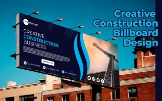 Creative Construction Billboard Design - Corporate Identity