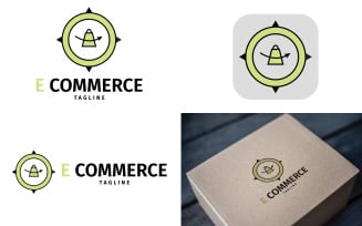 E Commerce Logo Template vector