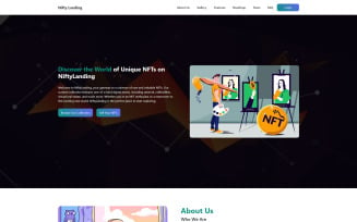 Nifty Landing - NFT Landing page template