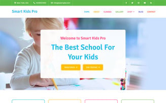 Smart Kids Pro - Kindergarten WordPress Theme