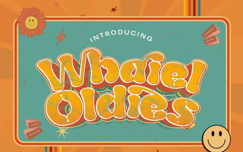 Whaiel Oldies - Vintage Retro Font