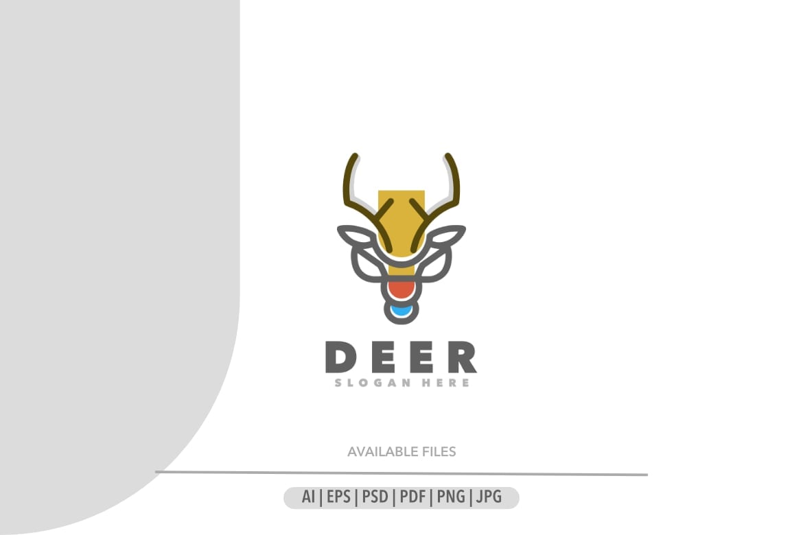 Template #330822 Antlers Animal Webdesign Template - Logo template Preview