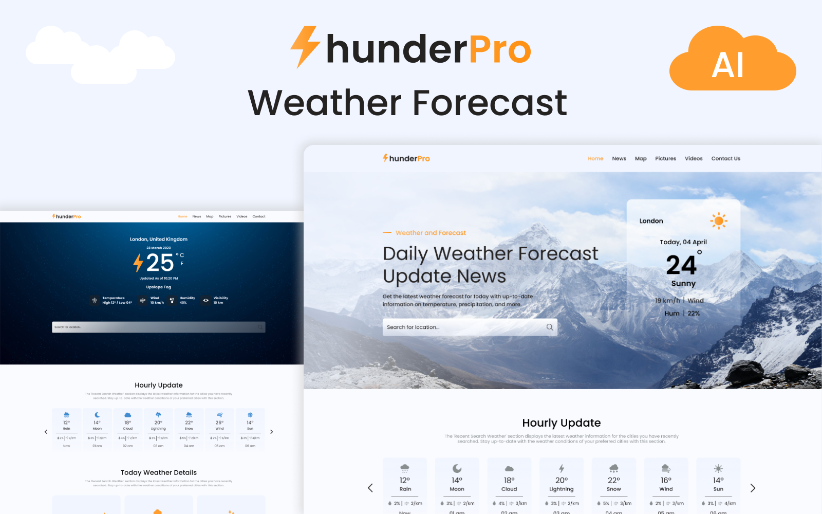 Template #330896 News Weather Webdesign Template - Logo template Preview
