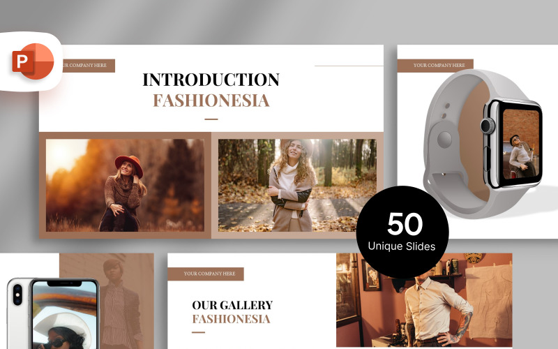 Aesthetic Fashion Presentation Template PowerPoint Template