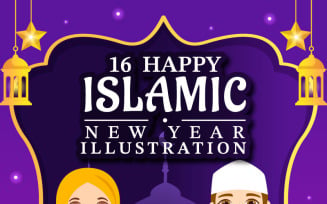 16 Happy Islamic New Year Illustration